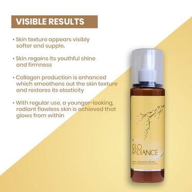 Ozone Glo Radiance Nectar Visibly Flawless Skin Spray Moisturizer - 100% Natural Products. (Paraben & Chemical Free). Suitable For All Skin Types. - 150 Ml